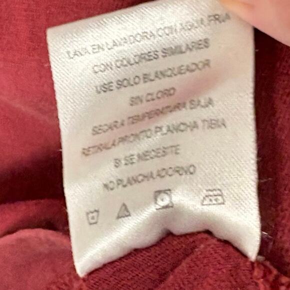 Sun River Men’s Size XL Maroon Deer Forest Graphic 100% Cotton Long Sleeved Tee - Picture 7 of 7